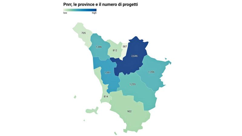 Pnrr, progetti e finanziamenti: Firenze pigliatutto in regione