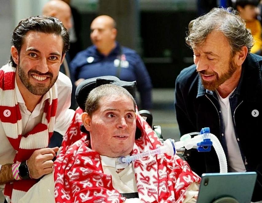 Prima partita di basket dal vivo con Zanni a fargli da autista