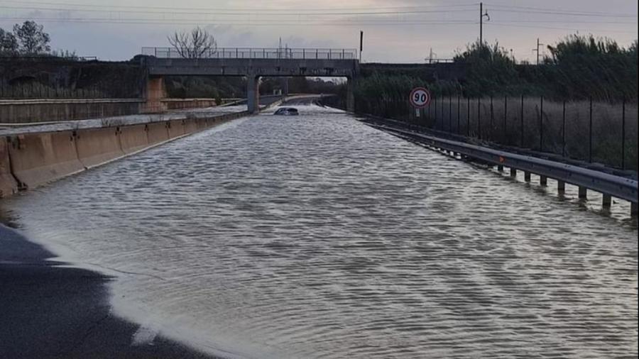 
	La situazione in Fi-Pi-Li all'altezza di Vicarello

