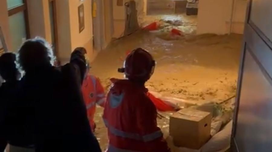 
	La residenza per anziani di Rosignano invasa dall'acqua

