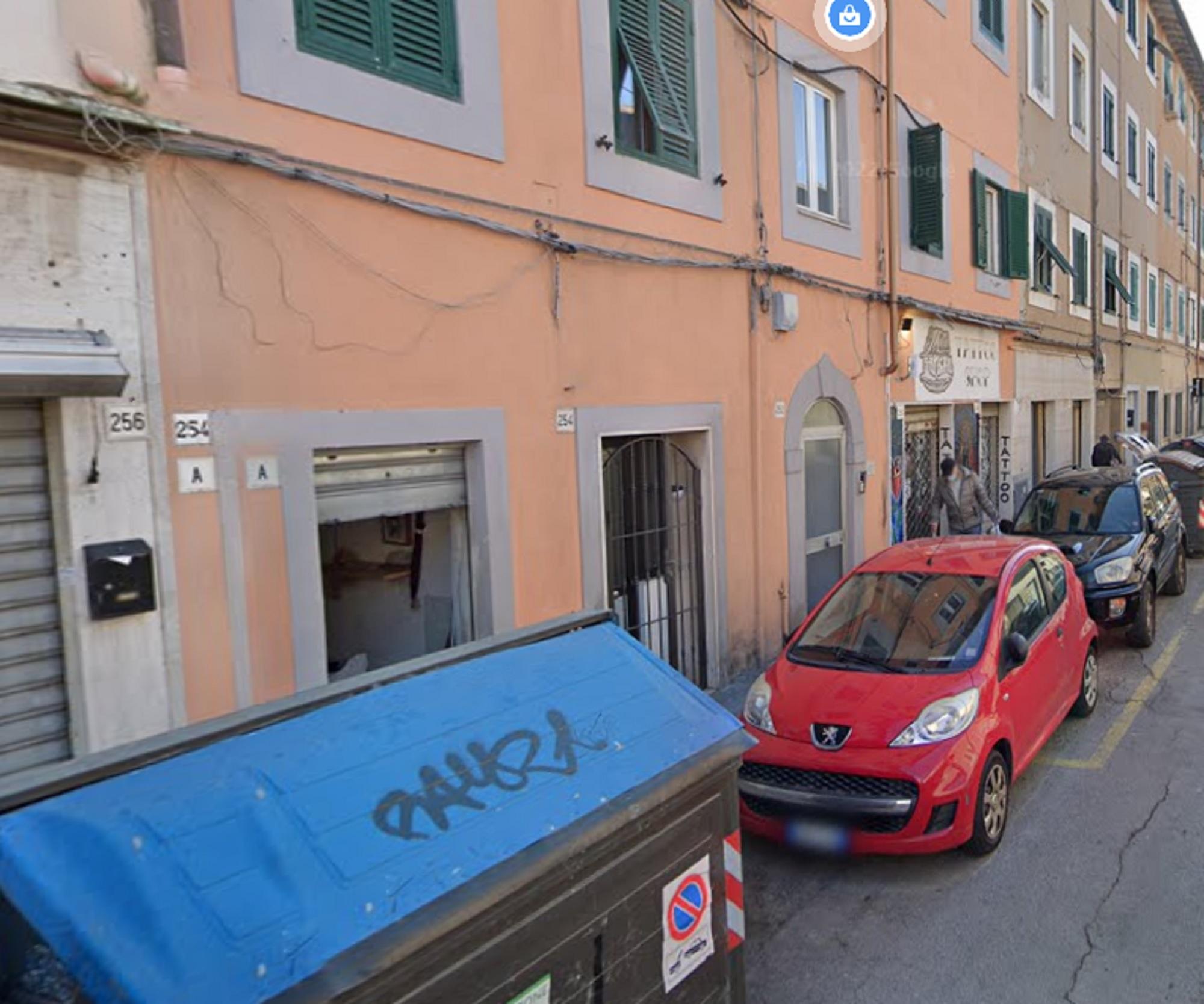 Il punto esatto dove è avvenuta l'aggressione