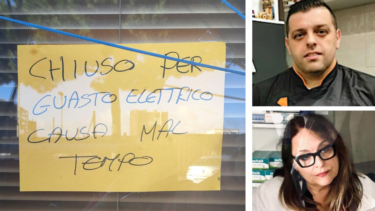 La farmacista Laura Scaramucci e Marcello Schisano titolare di Mondo Pizza