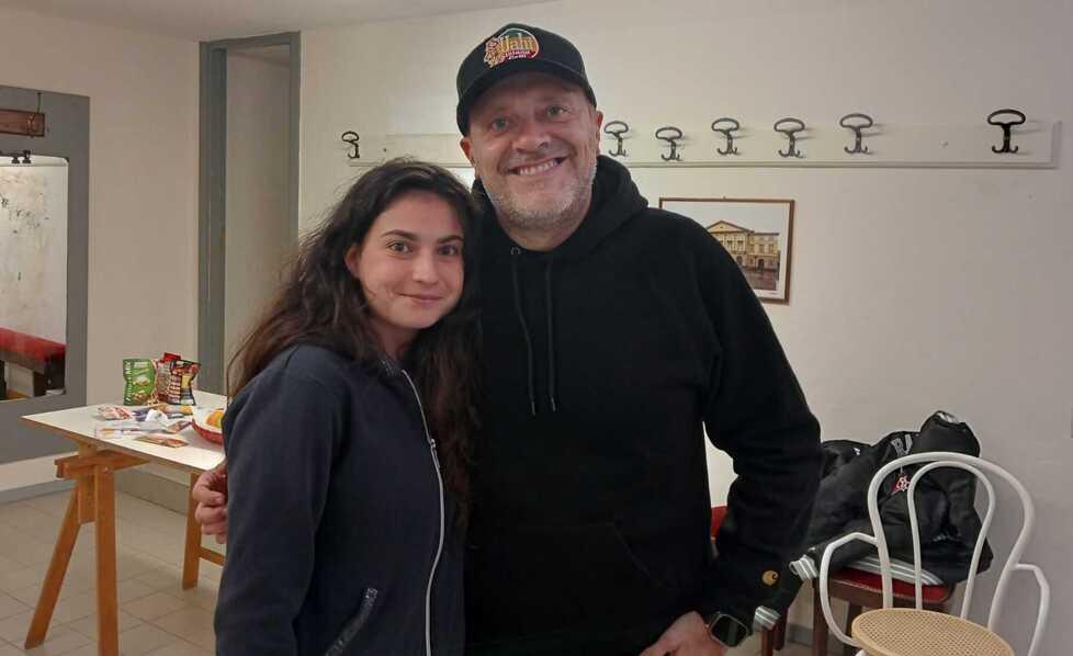 Serena Giuntini con Max Pezzali