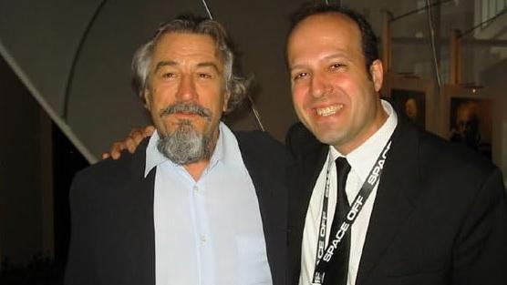Santo “Tito” Franco con Robert De Niro (foto di Marcello Muro dal sito Imdb.com)