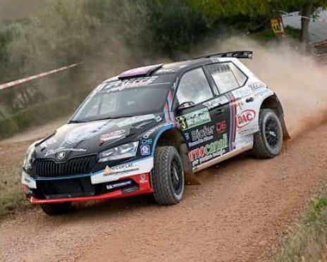 
	L'auto di Tommaso Ciuffi, il giovane fiorentino che parteciper&agrave; al primo rally Citt&agrave; di Scandicci

