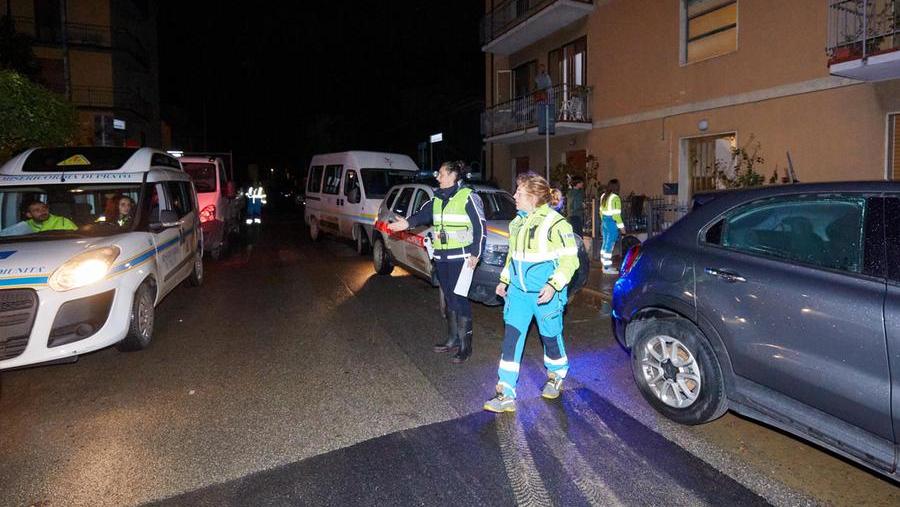 Evacuazioni a Montemurlo (foto Yuri Autovino)