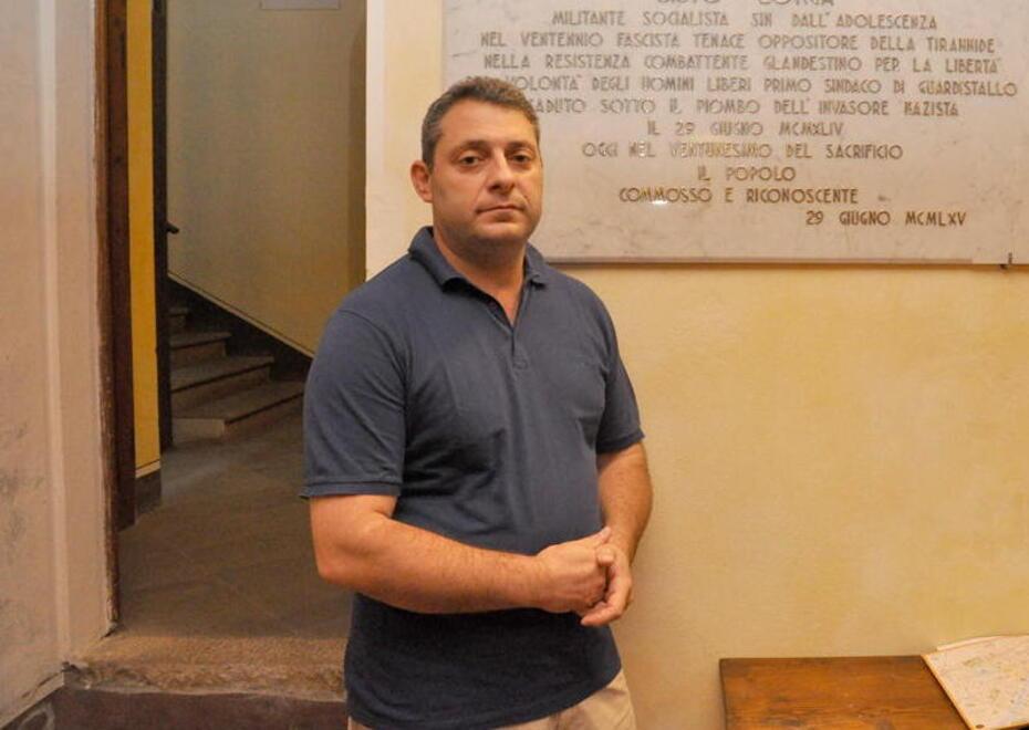 Il sindaco di Guardistallo Sandro Ceccarelli