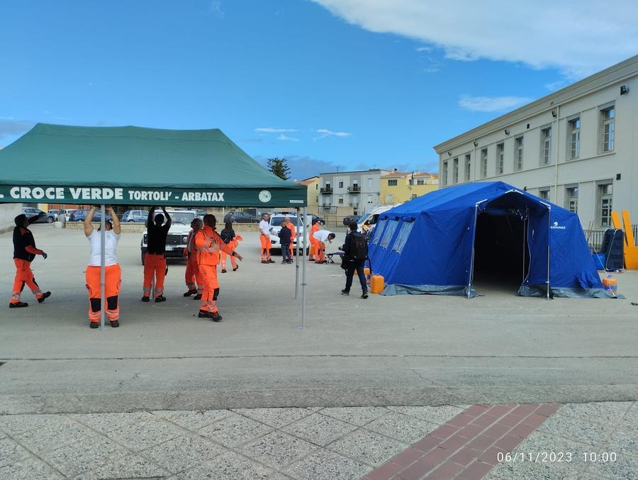 
	Il campo base per l'esercitazione della Protezione civile

