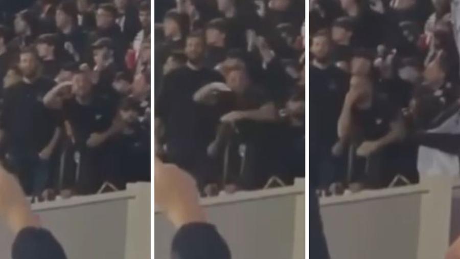 Fiorentina-Juventus, il gesto-vergogna del tifoso bianconero che ironizza sui morti dell’alluvione in Toscana – Video