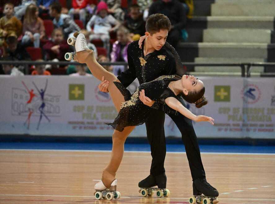 Dante e Sofia d’argento in Coppa Europa nella coppia danza