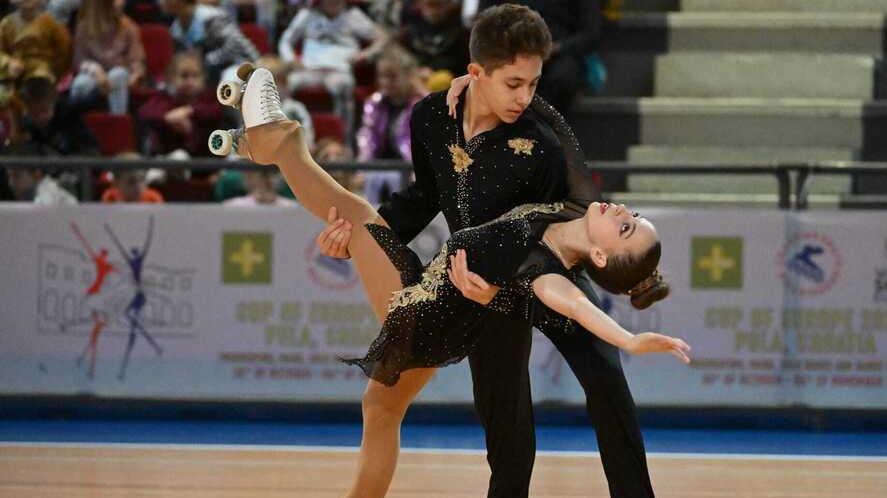 Dante e Sofia d’argento in Coppa Europa nella coppia danza