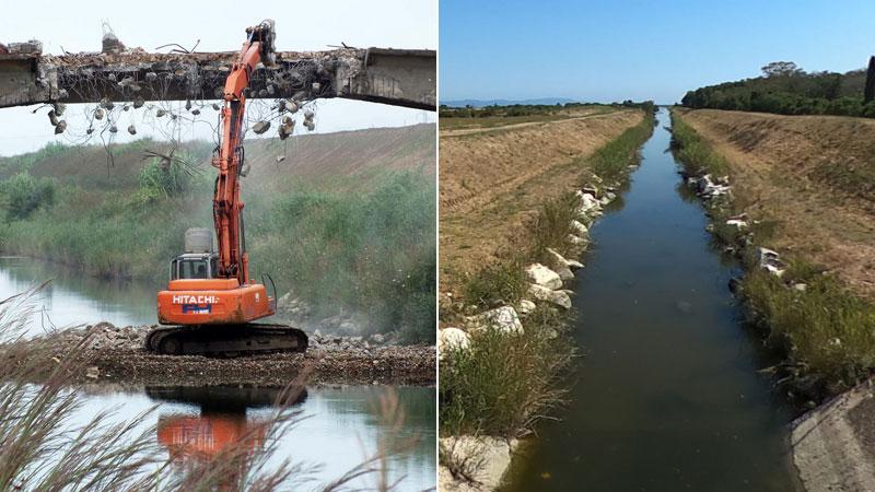 Piombino, ricostruzione del Ponte di Ferro sfruttando la Ciclopista Tirrenica