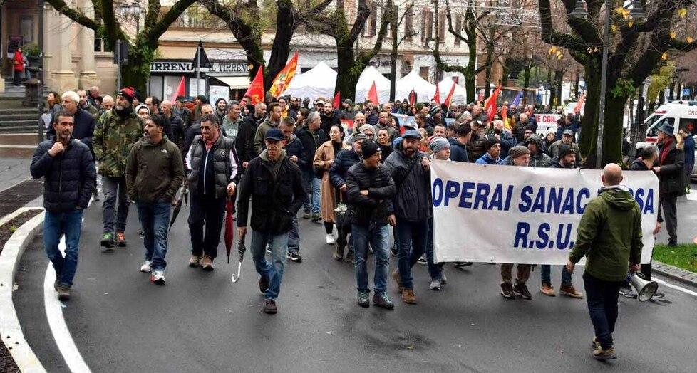 Una vecchia iniziativa degli operai Sanac