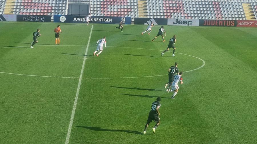 
	Una immagine della gara tra Juventus Next Gen e Torres

