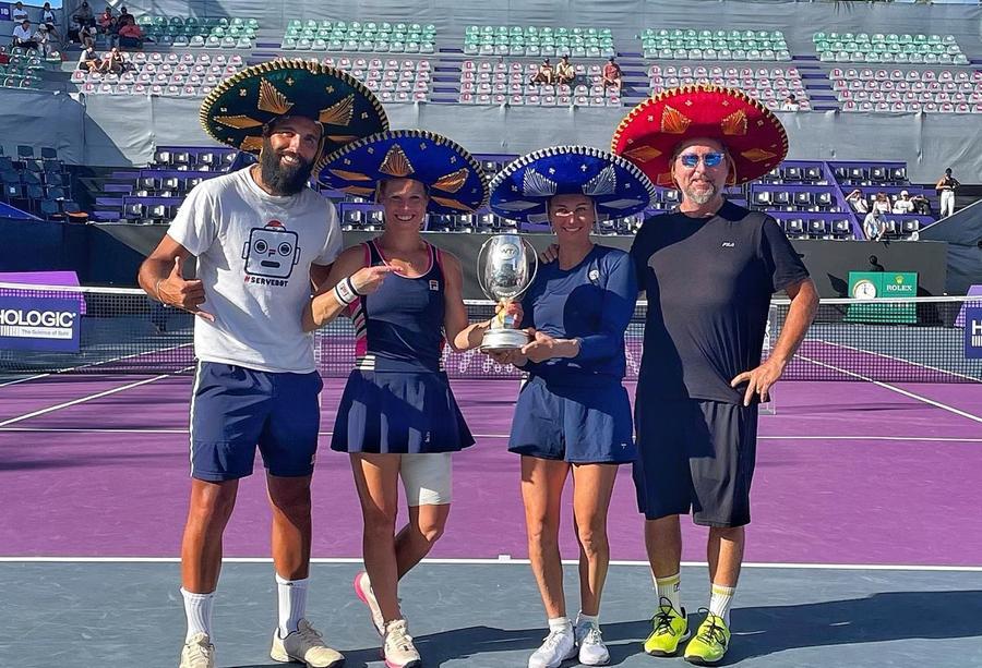 Amore e tennis: Laura Siegemund e Antonio Zucca, alle Wta Finals trionfa Porto Torres
