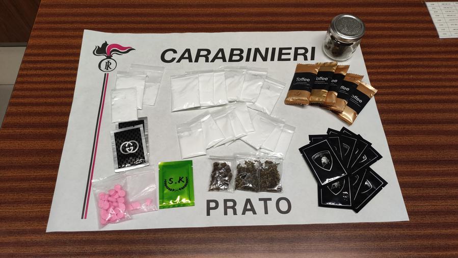 La droga sequestrata dai carabinieri