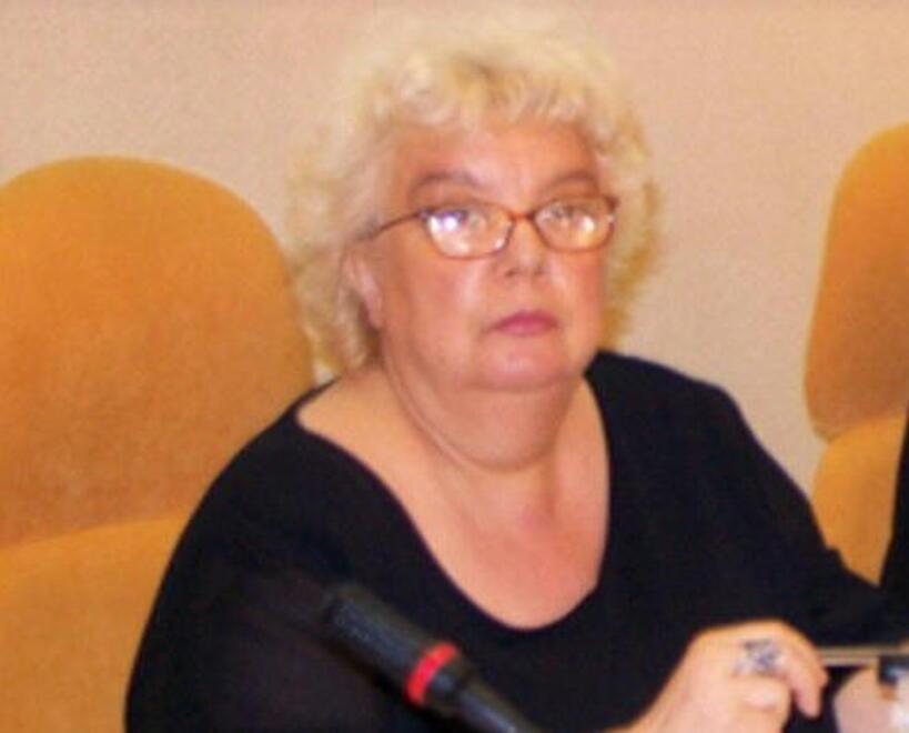 Una foto di Anna Romei quando era assessora in Provincia