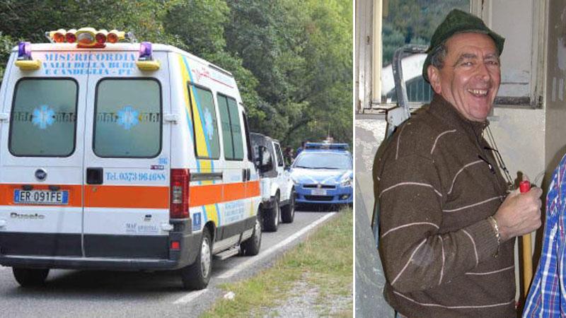 Un intervento della Misericordia di Candeglia ed Aldo Vettori