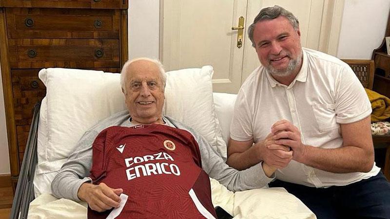 Joel Esciua ed Enrico Fernandez presidente e presidente onorario del Livorno