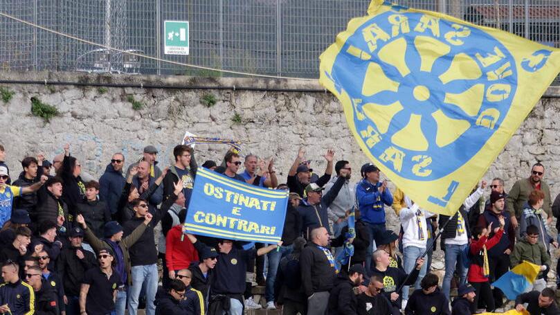 I tifosi azzurri sugli spalti