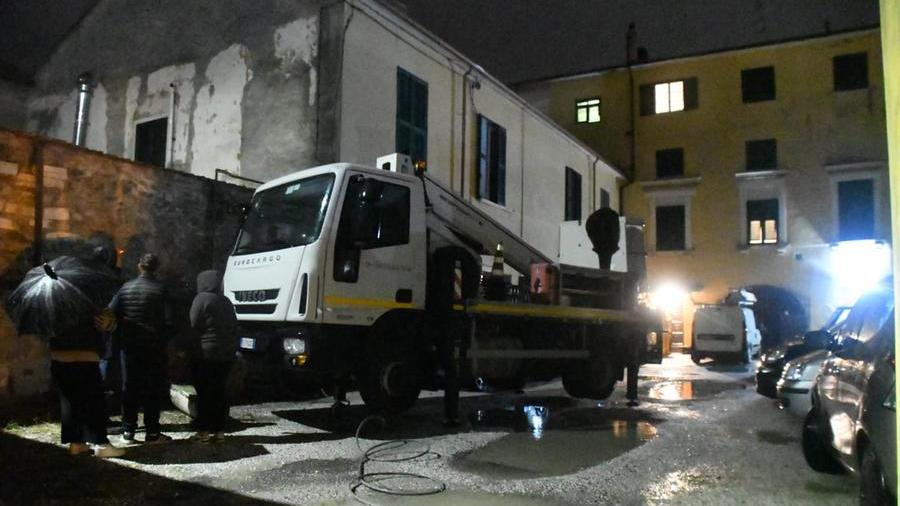 Il luogo dell'incidente (foto Cuffaro)