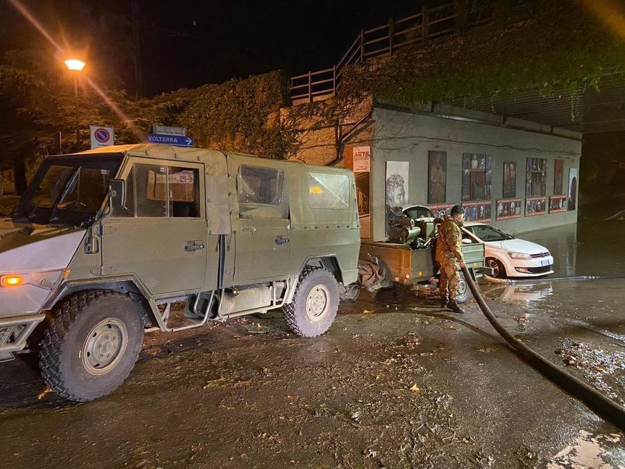 Allerta in Toscana, fiumi sotto osservazione. Come si muove la perturbazione: la mappa satellitare