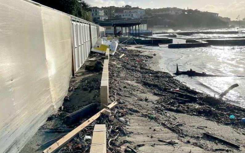 Un tratto di passeggiata di Castiglioncello