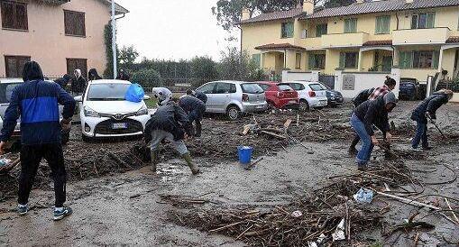 Alcuni danni provocati dall’alluvione dello scorso 2 novembre