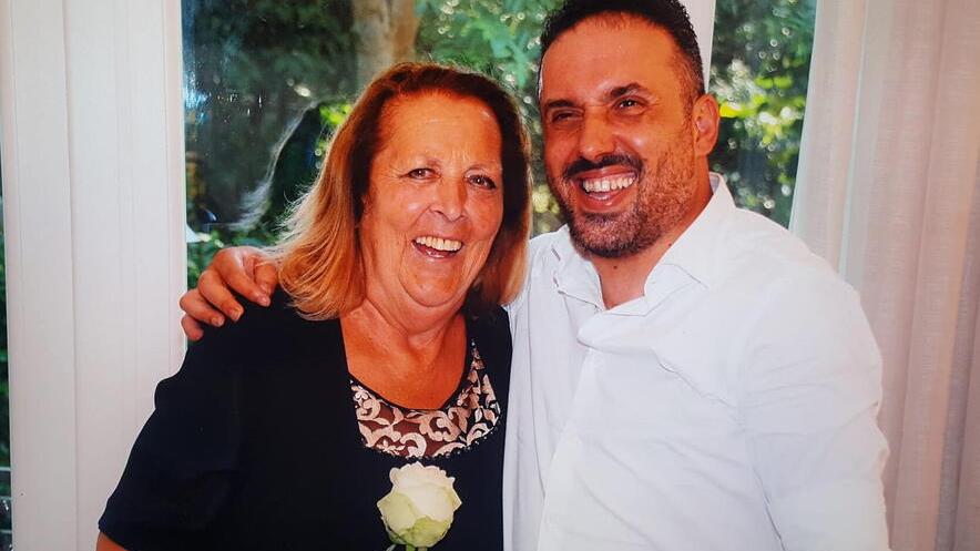 Franca Orlandi con il nipote