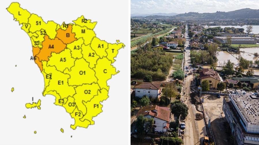 Toscana, allerta meteo prolungata nelle zone alluvionate. Lamma: «I terreni non ricevono più»