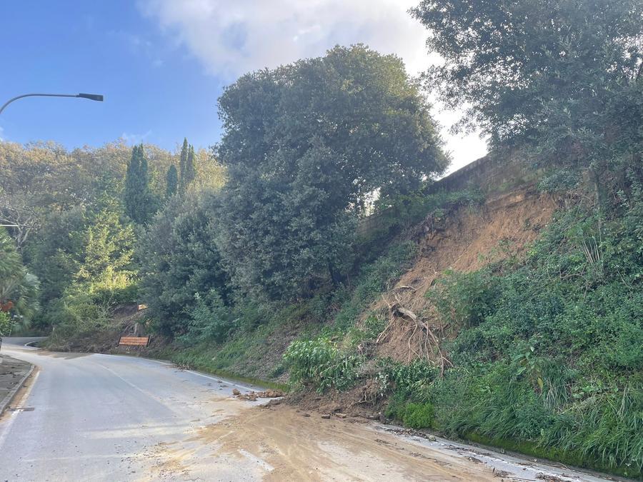 
	Una frana nel comune di Collesalvetti

