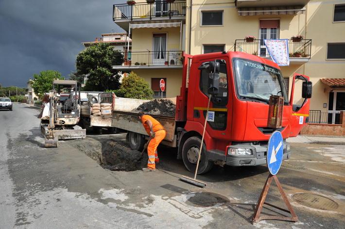 Lavori di Asa (foto d'archivio)