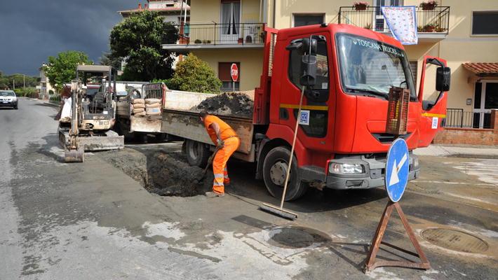 Lavori di Asa (foto d'archivio)