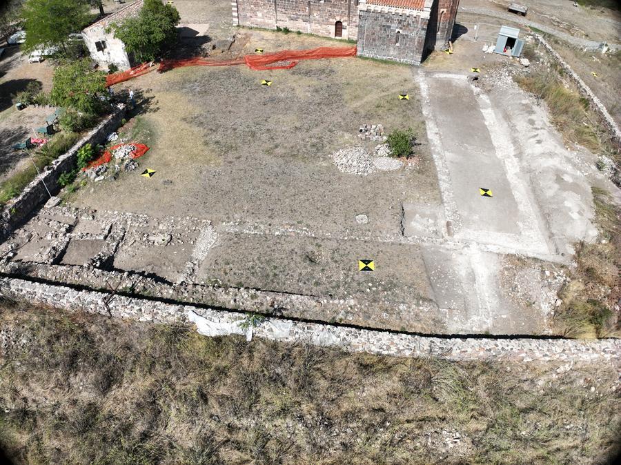 
	L'area interessata dallo scavo archeologico

