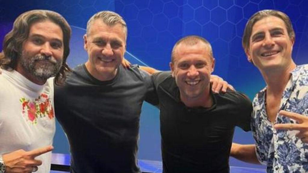 Da sinistra: Lele Adani, Christian Vieri, Antonio Cassano e Nicola Ventola