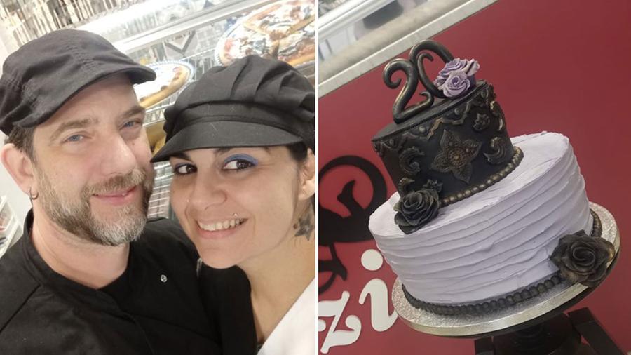 Rossella ed Eduardo, uno dei loro dolci