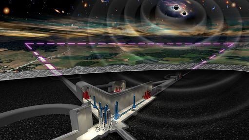 
	Una rappresentazione dell'Einstein Telescope a Sos Enattos

