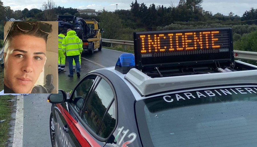 Daniele Picciau, 32 anni, morto nell’incidente sulla 387: il conducente dell’auto, senza patente, si è dato alla fuga
