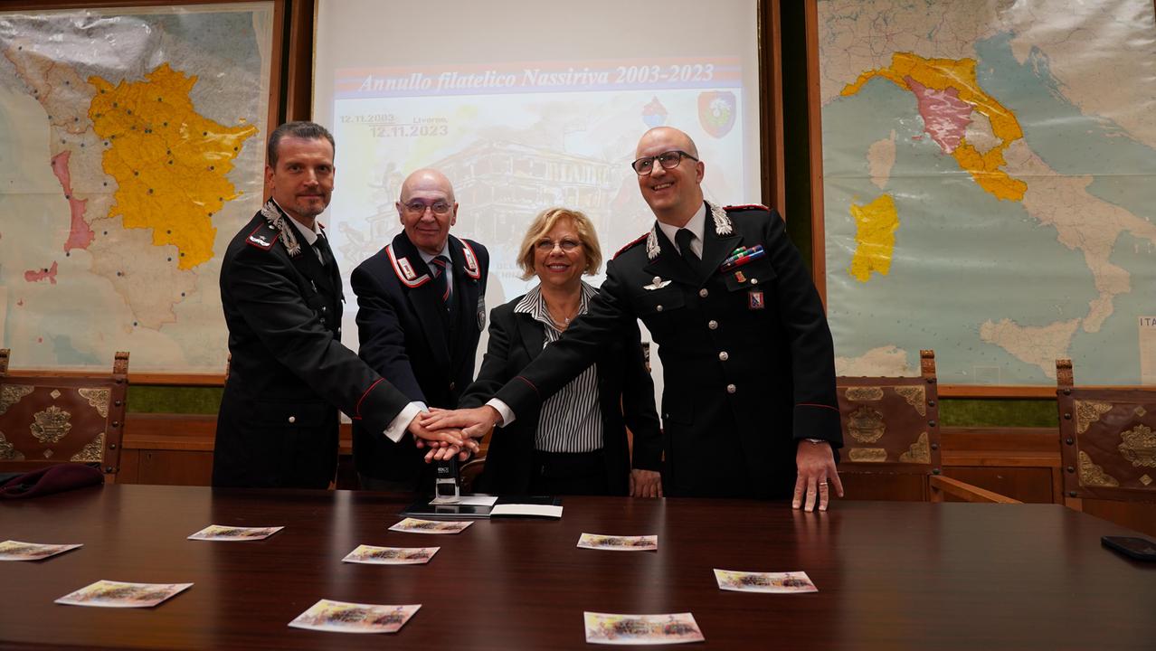 La presentazione dell'Annullo filatelico (foto Franco Silvi)