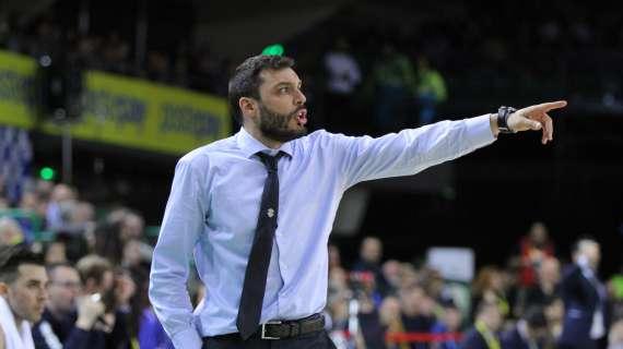 Il coach di Trento, Galbiati: «Ko a Sassari? Il problema sono stati gli uno contro uno»