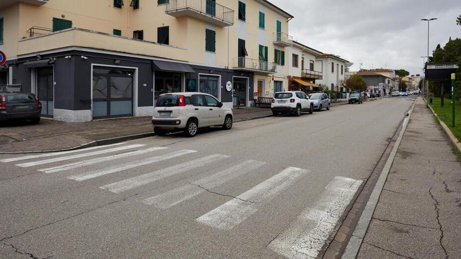 L’attraversamento pedonale in via Ponzano all’incrocio con via Fermi (foto JuriAutovino)