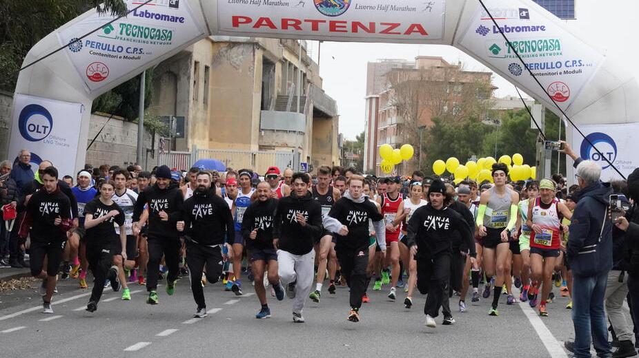 Livorno, neanche la pioggia ha fermato la Half Marathon. Ecco le classifiche<br>