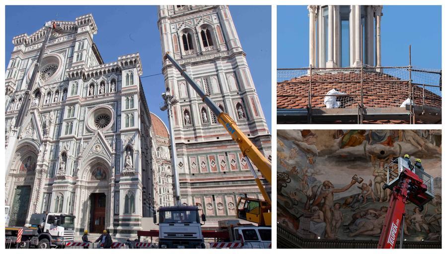 Firenze, chiusi il campanile di Giotto e la Cupola del Brunelleschi per operazioni di monitoraggio