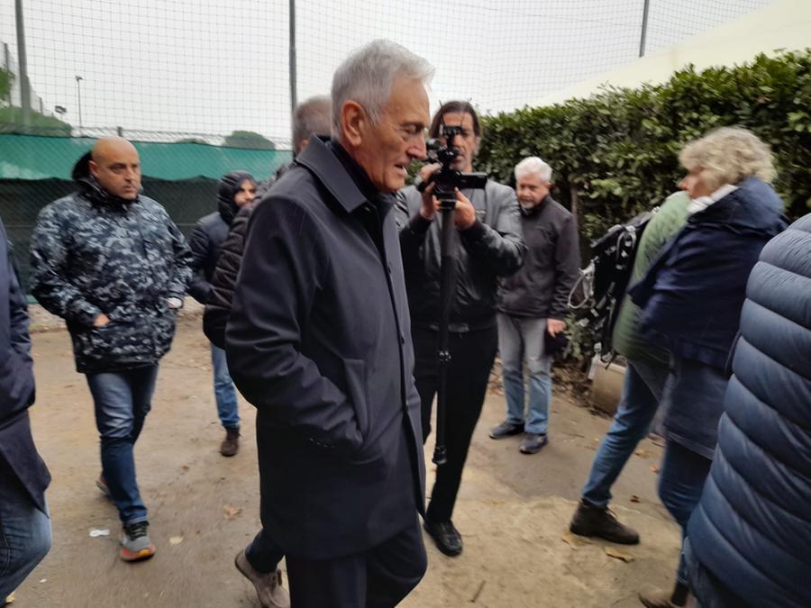 
	La visita del presidente della Figc, Gabriele Gravina a Prato

