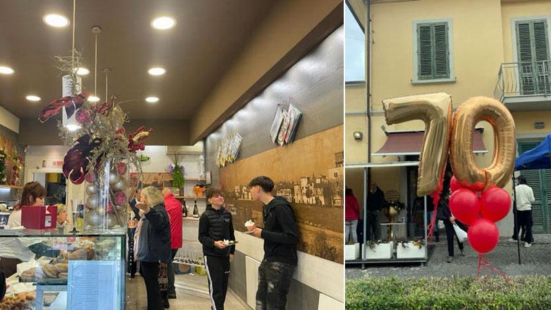 Una domenica mattina di festa nel negozio storico di Santa Croce sull’Arno