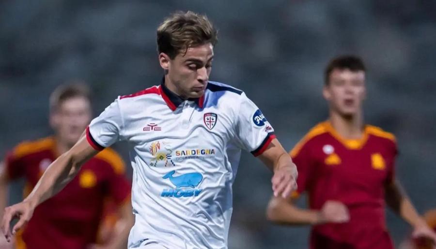 
	Gaetano Oristanio attaccante del Cagliari

