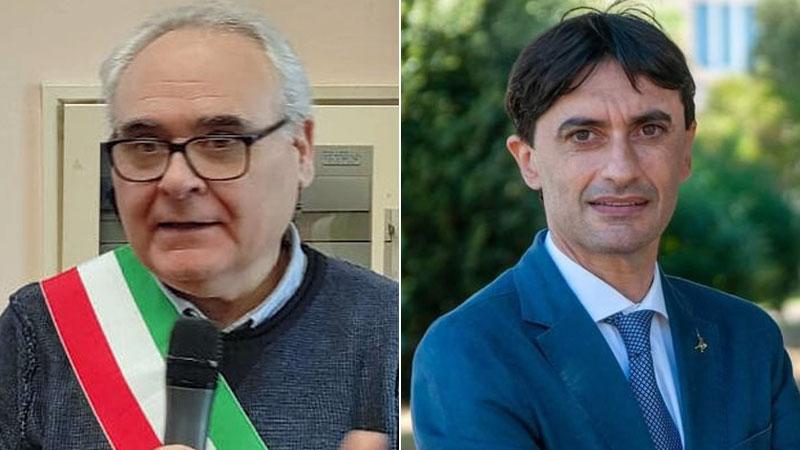 Il sindaco in carica Daniele Donati Marabotti e Manfredi Potenti