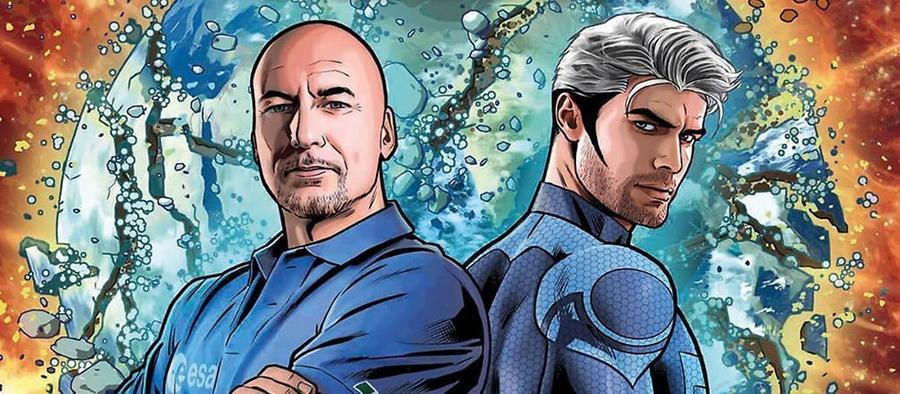 Luca Parmitano vola in aiuto di Nathan Never