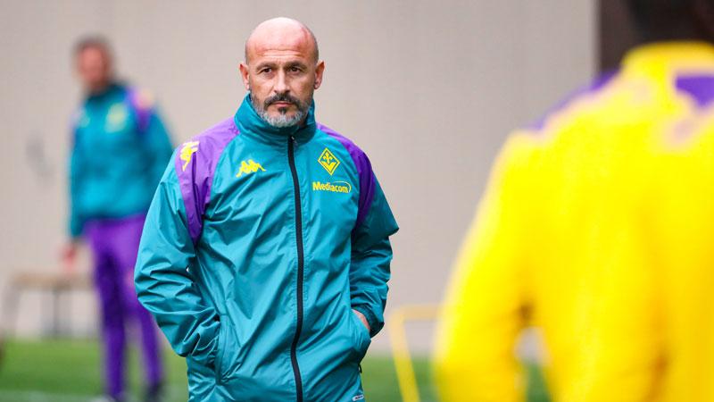 Il tecnico della Fiorentina Vincenzo Italiano