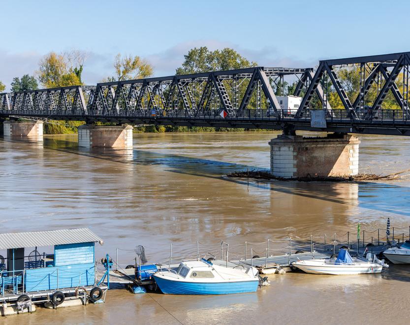 Ferrara, il livello del Po è crollato ma nel 2023 è caduta molta pioggia